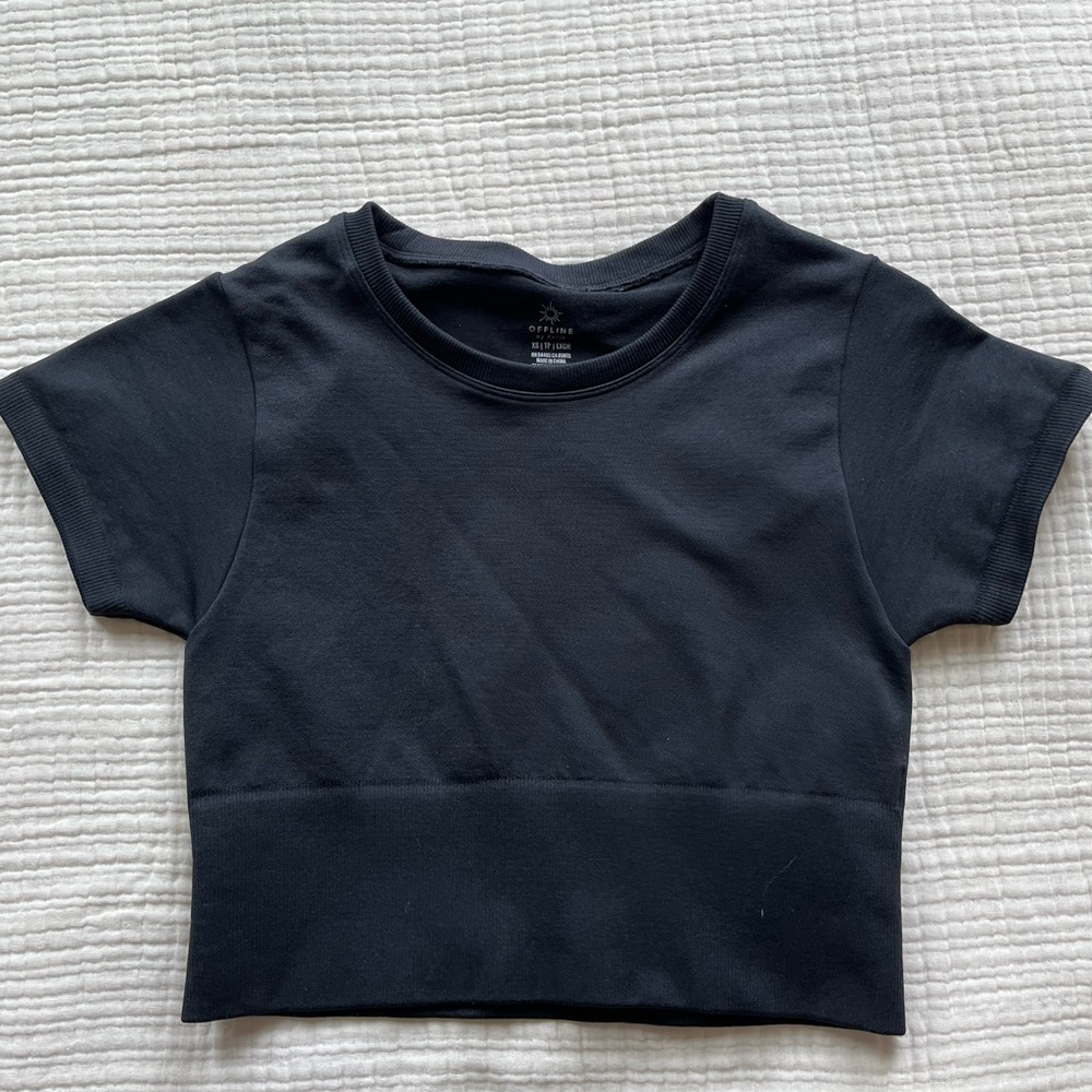 Aerie Offline Cropped Tee